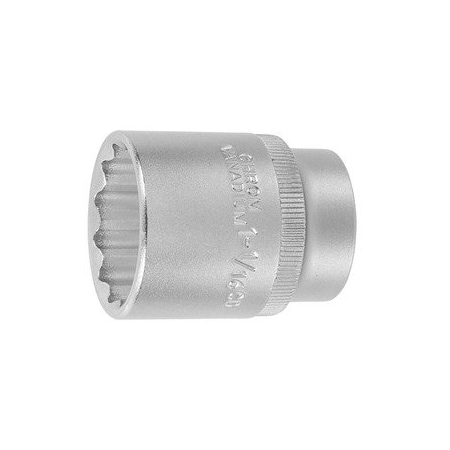 Holex 1/2 inch Drive Socket, 12 pt, 1-1/16 inch, 642122 1.1/16 642122 1.1/16